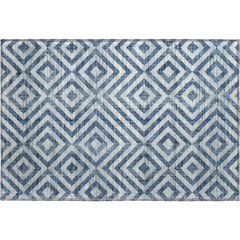 Premium Machine Washable Mayfield AMF733 Navy 1'8" x 2'6" Rug