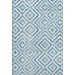 Premium Machine Washable Mayfield AMF733 Teal 2'6" x 3'10" Rug