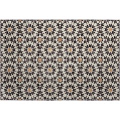 Premium Machine Washable Mayfield AMF734 Charcoal 1'8" x 2'6" Rug
