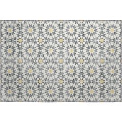 Premium Machine Washable Mayfield AMF734 Gray 1'8" x 2'6" Rug