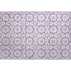Premium Machine Washable Mayfield AMF734 Lavender 1'8" x 2'6" Rug