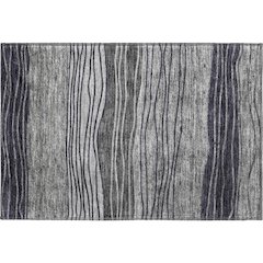Premium Machine Washable Mayfield AMF735 Gray 1'8" x 2'6" Rug