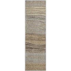 Premium Machine Washable Mayfield AMF735 Taupe 2'3" x 7'6" Runner Rug