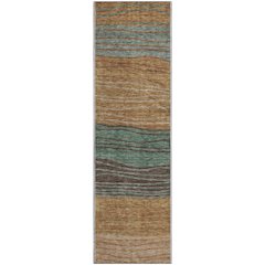 Premium Machine Washable Mayfield AMF735 Terracotta 2'3" x 7'6" Runner Rug