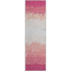 Premium Machine Washable Mayfield AMF736 Blush 2'3" x 7'6" Runner Rug