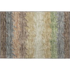 Premium Machine Washable Mayfield AMF736 Chocolate 1'8" x 2'6" Rug