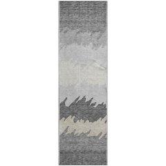 Premium Machine Washable Mayfield AMF736 Gray 2'3" x 7'6" Runner Rug