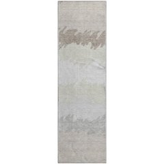 Premium Machine Washable Mayfield AMF736 Ivory 2'3" x 7'6" Runner Rug