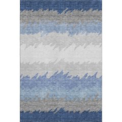 Premium Machine Washable Mayfield AMF736 Navy 2'6" x 3'10" Rug