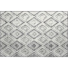 Premium Machine Washable Mayfield AMF737 Gray 1'8" x 2'6" Rug