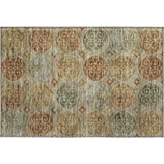 Premium Machine Washable Mayfield AMF738 Taupe 1'8" x 2'6" Rug