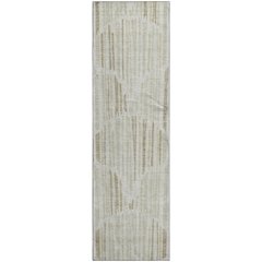 Premium Machine Washable Mayfield AMF739 Ivory 2'3" x 7'6" Runner Rug