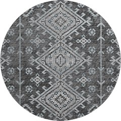 Premium Machine Washable Mayfield  Shadow 8' x 8' Round Rug