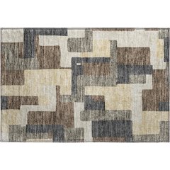Premium Machine Washable Mayfield AMF740 Chocolate 1'8" x 2'6" Rug