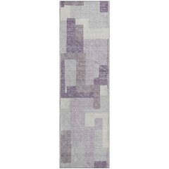 Premium Machine Washable Mayfield AMF740 Lavender 2'3" x 7'6" Runner Rug
