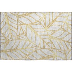 Premium Machine Washable Mayfield AMF741 Gold 1'8" x 2'6" Rug