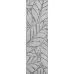 Premium Machine Washable Mayfield AMF741 Gray 2'3" x 7'6" Runner Rug
