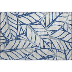 Premium Machine Washable Mayfield AMF741 Navy 1'8" x 2'6" Rug