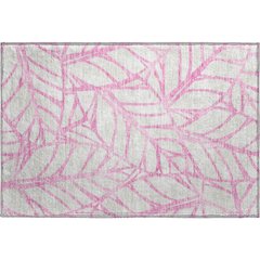 Premium Machine Washable Mayfield AMF741 Pink 1'8" x 2'6" Rug