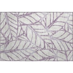 Premium Machine Washable Mayfield AMF741 Purple 1'8" x 2'6" Rug