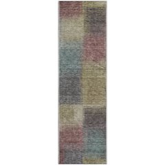 Premium Machine Washable Mayfield AMF742 Beige 2'3" x 7'6" Runner Rug
