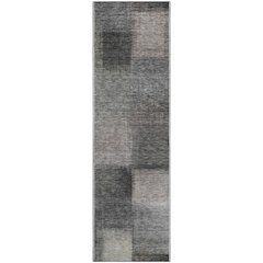 Premium Machine Washable Mayfield AMF742 Charcoal 2'3" x 7'6" Runner Rug