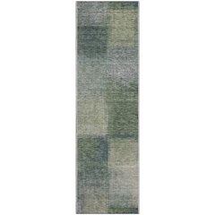 Premium Machine Washable Mayfield AMF742 Olive 2'3" x 7'6" Runner Rug