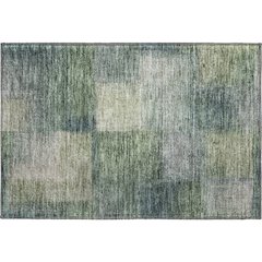 Premium Machine Washable Mayfield AMF742 Olive 1'8" x 2'6" Rug