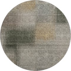 Premium Machine Washable Mayfield AMF742 Taupe 8' x 8' Round Rug