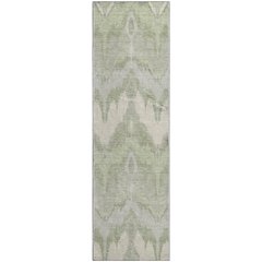 Premium Machine Washable Mayfield AMF743 Aloe 2'3" x 7'6" Runner Rug