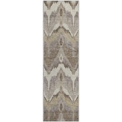 Premium Machine Washable Mayfield AMF743 Beige 2'3" x 7'6" Runner Rug
