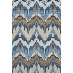 Premium Machine Washable Mayfield AMF743 Blue 2'6" x 3'10" Rug