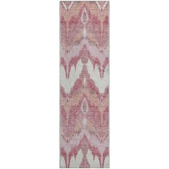 Premium Machine Washable Mayfield AMF743 Blush 2'3" x 7'6" Runner Rug