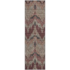 Premium Machine Washable Mayfield AMF743 Burgundy 2'3" x 7'6" Runner Rug