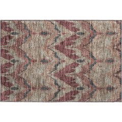 Premium Machine Washable Mayfield AMF743 Burgundy 1'8" x 2'6" Rug