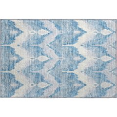 Premium Machine Washable Mayfield AMF743 Denim 1'8" x 2'6" Rug
