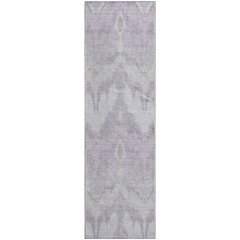 Premium Machine Washable Mayfield AMF743 Lavender 2'3" x 7'6" Runner Rug