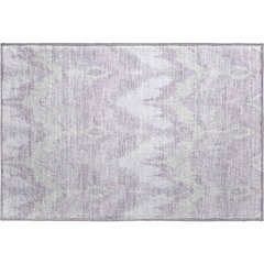 Premium Machine Washable Mayfield AMF743 Lavender 1'8" x 2'6" Rug
