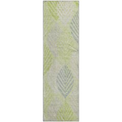 Premium Machine Washable Mayfield AMF744 Aloe 2'3" x 7'6" Runner Rug