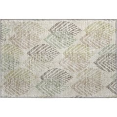 Premium Machine Washable Mayfield AMF744 Beige 1'8" x 2'6" Rug