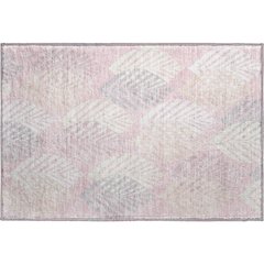 Premium Machine Washable Mayfield AMF744 Pink 1'8" x 2'6" Rug