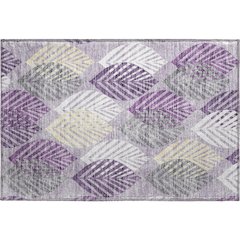 Premium Machine Washable Mayfield AMF744 Purple 1'8" x 2'6" Rug