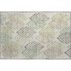 Premium Machine Washable Mayfield AMF744 Taupe 1'8" x 2'6" Rug