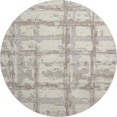 Premium Machine Washable Mayfield AMF745 Beige 8' x 8' Round Rug