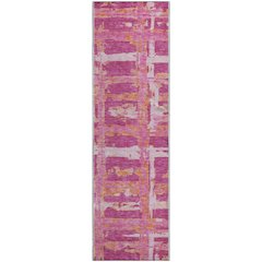 Premium Machine Washable Mayfield AMF745 Blush 2'3" x 7'6" Runner Rug