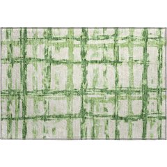 Premium Machine Washable Mayfield AMF745 Green 1'8" x 2'6" Rug