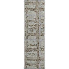 Premium Machine Washable Mayfield AMF745 Taupe 2'3" x 7'6" Runner Rug