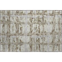 Premium Machine Washable Mayfield AMF745 Taupe 1'8" x 2'6" Rug