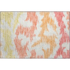 Premium Machine Washable Mayfield AMF746 Coral 1'8" x 2'6" Rug