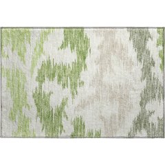 Premium Machine Washable Mayfield AMF746 Green 1'8" x 2'6" Rug
